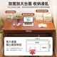 All solid wood home desk, student study desk, bedroom wall computer desk, small apartment simple desk, imported pine wood - single table, solid wood color 80CM, door-to-door delivery