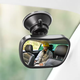 Yusenyi car baby viewing mirror car safety seat rearview mirror with car rear blind spot assist standard clip + suction cup type