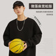 Baleno 2025 New Spring and Autumn Couple Heavy Sweater Small Boys Look Tall and Thin Casual Loose Trendy Brand Jacket Round Neck Sweater - Light Rice #Solid Color L