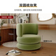 Jie Yun Mao round stool Internet celebrity creative makeup stool bedroom dressing stool modern simple small apartment home dressing table stool new double round dressing stool-default velvet green