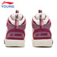 Li Ning (LI-NING) children's shoes, children's cotton shoes, sports shoes, girls, children's travel V7 plus velvet, high-top casual shoes 31YKCV188-22