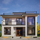 Ren Yuanshu Internet celebrity villa design drawings two-story simple modern style new rural self-built house construction renderings customized design (deposit consultation)