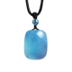 Quan Yin Natural Aquamarine Ping An Wu Shi Pendant for Men and Women Gem Grade Ice Aquamarine Square Pendant Birthday Gift Ice Gem Grade 810g
