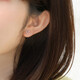 Chow Sang Sang 18K Color Gold Stud Earrings Mint Series Heart Shape Women’s Model 92794E Pricing