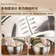 Jingyouyu dough fermentation box dough fermentation box stainless steel kneading basin multi-functional bread box bakery 304 18cm304 steel fermentation basin + visible transparent cover