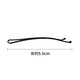 Jiaoxuefei curved curved invisible hair clips, 200 pieces, broken hair clips, bangs clips, small black hair clips
