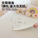 Jingxi diaper pad for infants and children, waterproof and washable, large size A-type baby sheets, overnight diaper mattress, upgraded milkshake white 7A grade anti-mite fabric, suitable for babies with sensitive skin, 50x70cm skin-friendly waterproof diaper pad