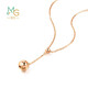 Chow Sang Sang 18K rose gold necklace mint series beads 92532N pricing 47 cm