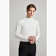 Daniel Hechter [gleiches Modell im Einkaufszentrum] Herrenrunde Hals Pull-up komfortable Langarm T-Shirt LT12013 White XL