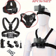 Jingmengyuan Creative Accessories DJI Sports Camera Accessories GP Wrist Strap Arm Strap Palm Strap Single Shoulder Strap School Bag Holder Head Strap Chest Strap Creative Accessories Chest Strap Headband + Adapter Set