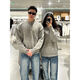 Xiaohongshu's hot style American retro Henry collar couple sweater men's winter lazy style sweater cleanf old light gray upgraded version 90 buyers choose M M