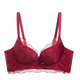 Victoria's Secret Series Sexy Benmingnian Red Underwear Set Small Breast Push-Up No Wire Ring Breast-Reducing Bra Red Set 80B 36