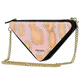 PRADA Diamond Girl Hand-painted Beads Chain Oxidized Cosmetic Bag Handbag Crossbody Bag Pink Diamond Sweetheart-White Gift Box
