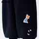 M.Latin Maratin children's pants 25 winter new style fun carrot nose snowman knitted trousers blue and black 100