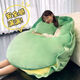 Yueyue (yueyue) extra large plush turtle shell pillow warm doll clothing picture interactive pet sleeping bag quilt tortoise artifact green turtle shell wearable thickened and widened upgraded version with cotton on the front and back 105 cm suitable for heights of 1 meter - 1.3 meters