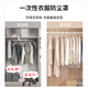EACHY clothing dust bag disposable clothing dust cover storage bag coat transparent dust-proof hanging bag plastic hanging bag