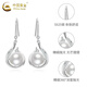 CHINA GOLD simple earrings fashion jewelry 925 silver earrings pearl earrings Valentine's Day birthday gift for girlfriend and wife Jingsuda s925 pearl earrings - limited time clearance