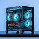 Colorful amd Ryzen r5 9600x/9500f rtx5070/5060ti/5050 graphics card sea view room desktop assembly computer host game e-sports flagship store diy complete machine five R5 9600X+5060+500G+16G