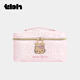 Brutalist Home (tbh) Sanrio Hello Kitty portable large-capacity travel quilted cosmetic bag toiletry bag Hello Kitty medium travel quilted cosmetic bag pink leopard print