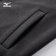 Mizuno Outdoor Jacket Men's Three-in-One Jacket Breathable Windproof Detachable Couple's Mountaineering Jacket Phantom Black L