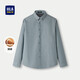 HLA Heilan long-sleeved shirt for men in winter 25 comfortable plus velvet comfortable casual shirt for men