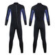 Junkiss winter swimming warm swimsuit men's wetsuit hooded thickened 3 cold-proof wet surfing suit snorkeling one-piece wetsuit 3MM hooded color matching hooded M