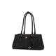 PRADA FW25 Luxury Women's Black Leather Shoulder Bag BLACK One Size