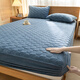 Mercury Series Home Textiles 2025 New Baby Velvet Quilted Sheet Single Piece A+ Bentley Blue Fitted Sheet 180cm*200cm