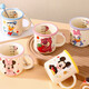 Disney anti-fall milk cup Disney high-looking water cup genuine coffee cup teacup 2025 new home use Stitch Moon Cup