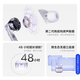 Vivo TWS 5, slightly smoked purple, 60dB deep sea smart noise reduction, cross-ecological seamless three-connection, four-mic adaptive active noise reduction, Bluetooth headset