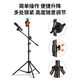 Preferred (JLV) Preferred Microphone Desktop Cantilever Floor-Standing Metal Folding Tripod Mobile Phone Portable Live Broadcast Base Floor-Double Microphone Stand Comes with Storage Bag