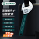 SATA 47248 Plastic-coated European-style adjustable wrench 4 small multi-functional adjustable spanner