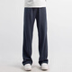 MAYBEYOND pants men's autumn and winter drapey loose sports casual pants Japanese slim straight trousers MX19 sapphire blue L