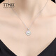 TTMIX colorful platinum pendant pt950 fashionable honeycomb platinum pendant platinum water drop pendant birthday gift water drop shape 2.3-2.5g