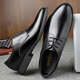 Goldlion Men's Shoes 2025 New Business Formal Lace-Up Leather Shoes Men's Genuine Leather Soft Sole Casual Men's Wedding Shoes 38 European Size (one size larger) It is recommended to order one size smaller