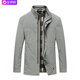 BOSS men's spring and autumn jacket 2024 new parka style business casual stand collar jacket men's high-end jacket dark blue L 175