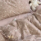 YOLANNA Luolai 2025 autumn and winter new product cotton plus velvet baby velvet craft bean velvet quilt cover bed sheet four-piece set Fenyuan bed sheet style 1.2m three-piece set
