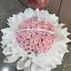 Everlasting flower rose bouquet doll hug bucket for girlfriend and best friend simulated soap flower birthday gift Sweet core cloud 33 hug bucket + balloons
