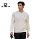 LILANZ official men's new style simple casual men's top round neck basic sweatshirt for men flagship official brown 3XL