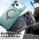 Tulas Fulcrum Shell Q3air [Les boutons de la caméra sont tous inclus | Airbag anti-automne] pour Apple 17Promax Mobile Phone Case iPhone16pro Magnetic Bracket 15 Transparent Matte [Glacier Racing] Nouveau support Rotation Bracket + Airbag anti-Fall iPhone16Promax