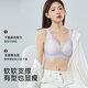Yangxin Ropa interior de dos piezas para mujeres en verano sin trazadas de recolección sin sujetador de acero anillo de acero sostén deportivo beautiful back luz de espalda + base [vl] l