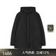 JNBY/江南布衣【防泼水】商场同款24冬新品宽松连帽羽绒服5OBC12590 001/本黑 XS