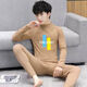 Hongdou Official Store Teenager's Thermal Underwear 12 Thermal Underwear 13 Autumn Clothes and Autumn Pants Teenagers' Velvet Suit 15 Winter Boys Nesque Black (Top + Pants) M 165 (75-95 Jin Jin is equal to 0.5 kg)