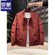 ROMON Workwear Stand Collar Jacket Men's 2025 Spring and Autumn New Fashion Brand Versatile Casual American Jacket Black L Recommended 115-130 Jin Jin equals 0.5 kg