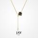 Jay camellia sweater chain women's pendant clothing accessories long necklace pendant lanyard pendant for girlfriend's birthday gift brand gift box black