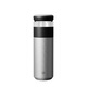 Jingdong Tokyo made titanium healthy thermos cup pure titanium tea separator, tea water separation, high-end large capacity for men and women, ice flower paint 500ml