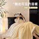 Milk Velvet Blanket Quilt Winter Thickened Plush Nap Blanket Sofa Cover Blanket Air Conditioning Blanket Single Shawl Small Blanket Rice Fragrant Yellow Thickened Lamb's Velvet Super Soft Waxy Super Warm 120x200cm Baby Blanket Soft and Waxy Close-fitting Can Be Spread or Covered