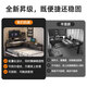 Pupai dormitory bed desk dormitory bed computer desk college student bunk bed lazy desk corner game computer table corner model 15MM thick desktop + elevated shelf charcoal black 90cm