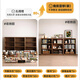 Jiayi all solid wood low bookcase kindergarten children's bookshelf floor-standing storage rack integrated wall-mounted living room student storage cabinet