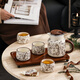 Eight Thousand Lines Teapot Tea Set Gift Box Housewarming New Home Moving Wedding Gift for New Bride Wedding Engagement Souvenir